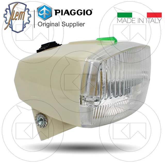 SIEM Original Complete Front Light Optical Group For Piaggio Vespa 50 Special