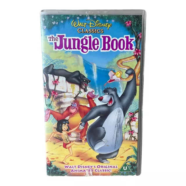 The Jungle BookVHS - GC/AUS/PAL/Vintage/Walt Disney/Family/Cartoon/Children 🐙