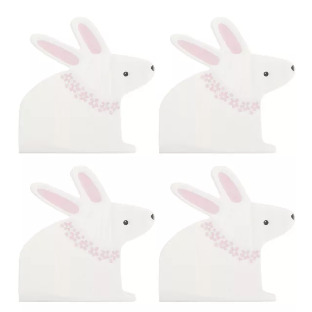 20 Sheets Rabbit Tissue Paper Child Bunny Cocktail Napkins Easter Party Table