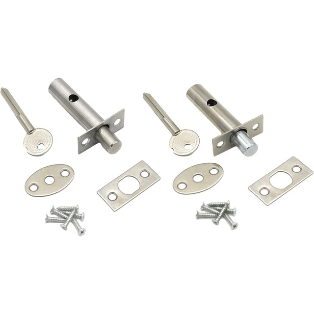 TUBE WELL LOCK With Key Stainless Steel Security Bolt For Fire Escape ...