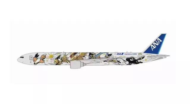 B777 All Nippon Airways "Eevee Jet" Reg: Ja784A W/Std - Wb Models Wb2016 1/200