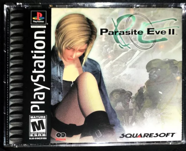 Parasite Eve II 2 Squaresoft RPG Sony Playstation 1 PS1 MINT condition COMPLETE