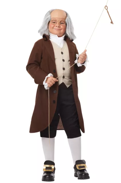 Founding Father Benjamin Franklin Colonial Child Costume