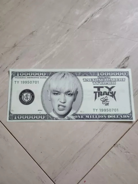 Money bill dollar Ty track concert Taeyong Nct/ billet Ty track Taeyong