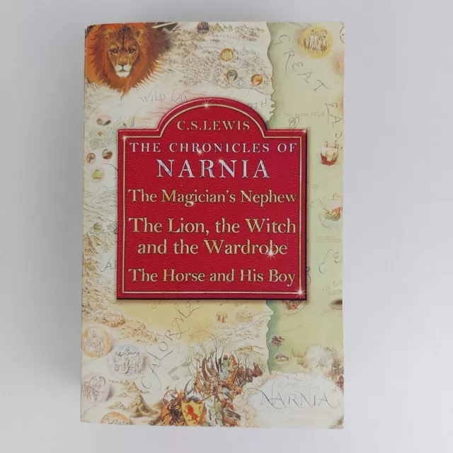 The Chronicles of Narnia Illustrated Paperback Book C. S. Lewis 1 2 3