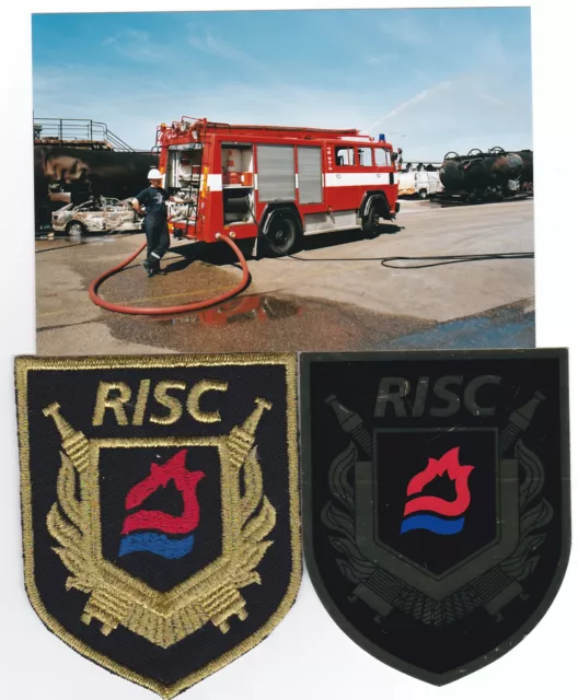 FOTO Feuerwehr Aufkleber Sticker Patch Abzeichen Ärmelabzeichen RISC Rotterdam