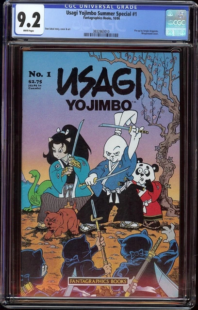 Usagi Yojimbo Summer Special # 1 CGC 9.2 White (Fantagraphics,1986) Sakai cover