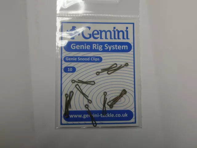 Gemini Genie Braga Clips 10pcs Aparejo de Pesca Marina