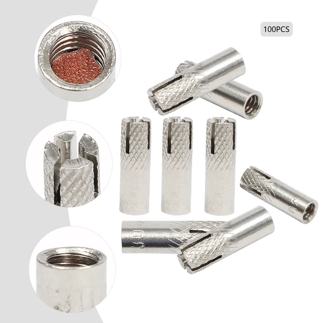 TNUTZ 10 Pack 1/4-20 Quarter Turn Drop-In Nuts For 15 Series 80/20 T-Slot Aluminum