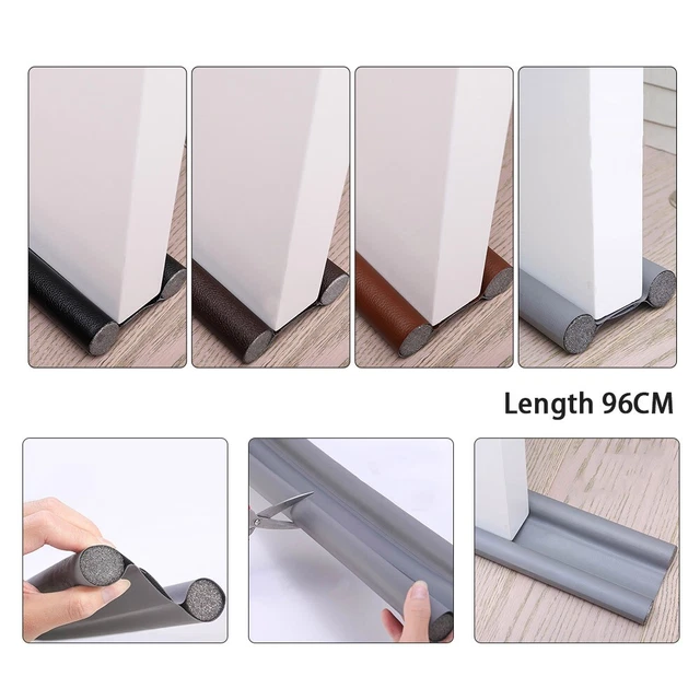 96cm Junta Impermeable Tira Vía de Aire Tapón Puerta Abajo Guard-Double