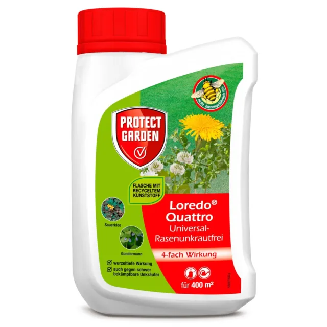 Désherbant gazon Protect garden herbicide  pelouse mauvaise herbe puissant 400ml