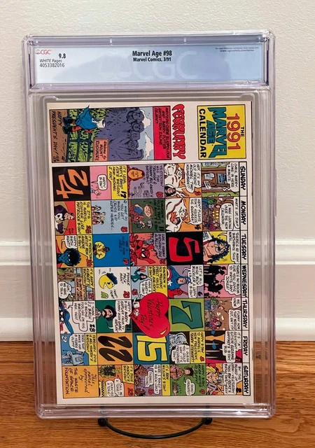 Marvel Age #98 CGC 9.8 (W) NM/MT Toxic Avenger App. Marvel Comics 1991 2