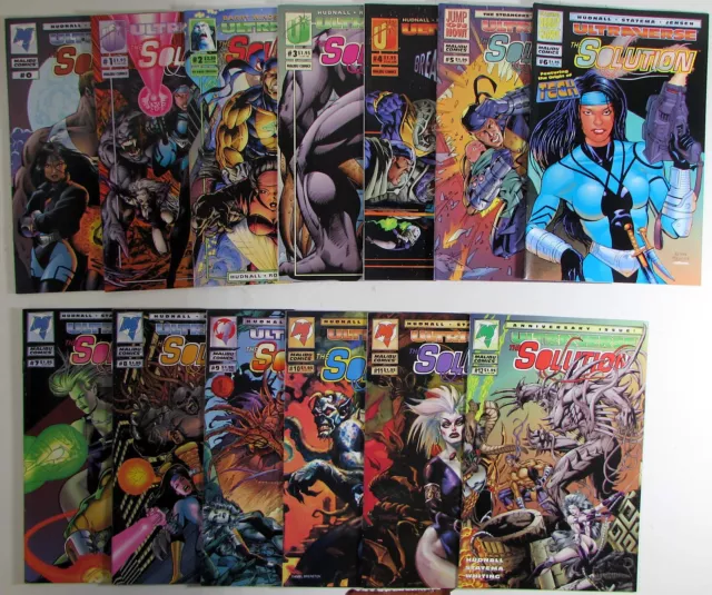 The Solution Lot of 13 #0,1,2,3,4,5,6,7,8,9,10,11,12 Malibu (1994) Comics