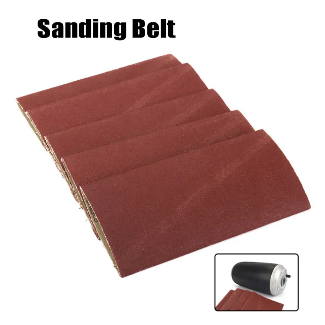 4"x9" 10pc Sanding Belt For Pneumatic Sanding Drum Sander  Sleeve Tube Polishing