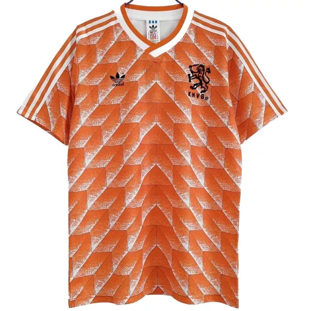 Netherlands 1988 Home Retro Soccer Jersey