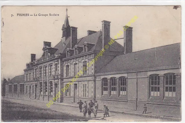 CPA 51170 Fismes The Group School Edit C. G.ca1918