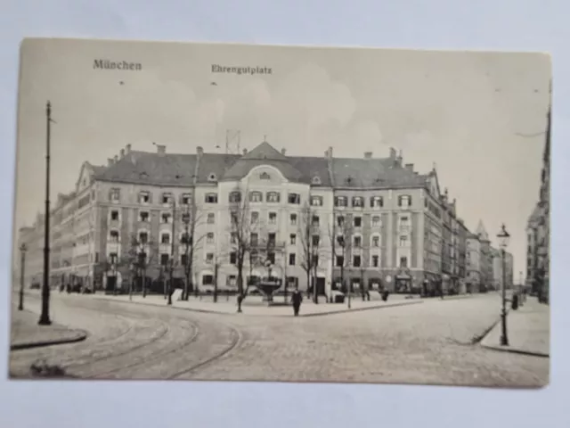 AK München Ehrengutplatz Ungelaufen 1905? Sehr Guter Zustand Selten