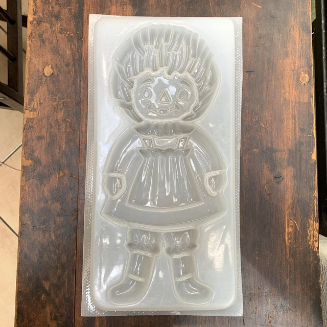 "De colección 1969 Raggedy Ann Mold Denney Enterprises plástico formado al vacío DE 306 14"
