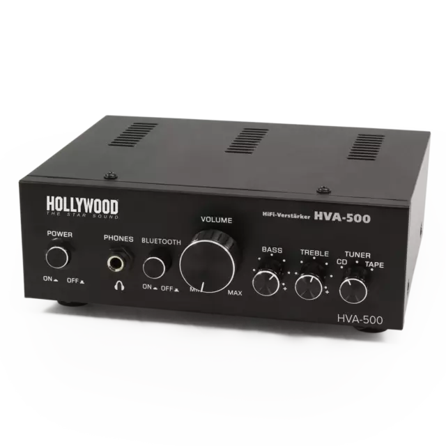 HiFi-Verstärker HOLLYWOOD "HVA-500" 2x100W, Bluetooth