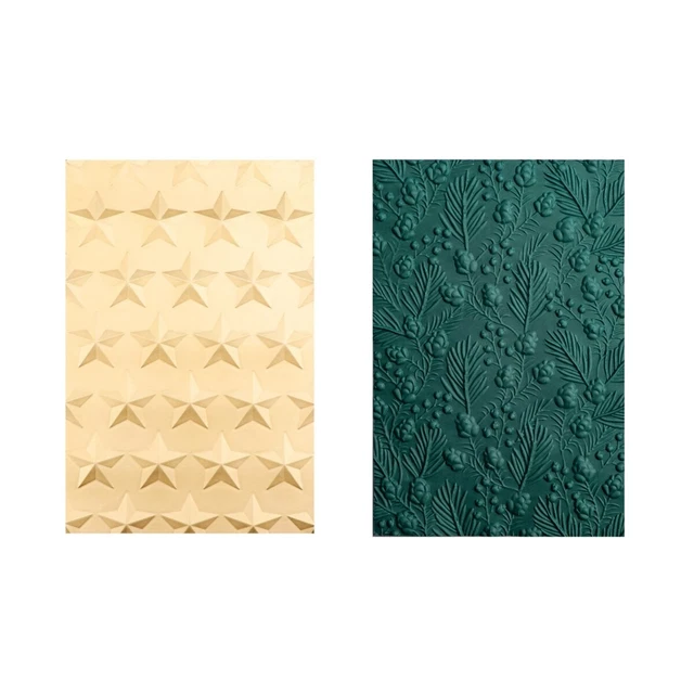 FLOWER STAR 3D Embossing Folders Stencils For DIY Scrapbooking Crafts ...