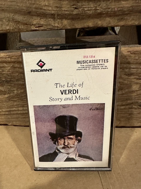 (未使用･未開封品)Life of Verdi [VHS] THE LIFE OF Verdi VHS 2003 4-Tape Set VG+ Fast Shipping