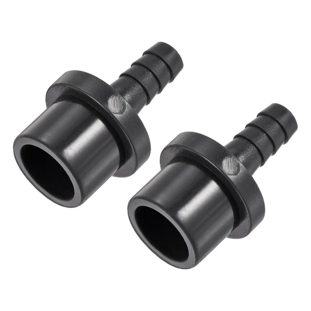 PVC Tuyau Raccord 8mm Barbelé x 20mm OD Tube Adaptateur Tuyau Connecteur Kit 2