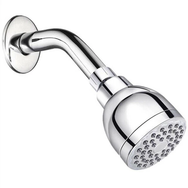 Cabezal de ducha de plástico ABS de 4 puntos montaje en pared baño ajustable duradero