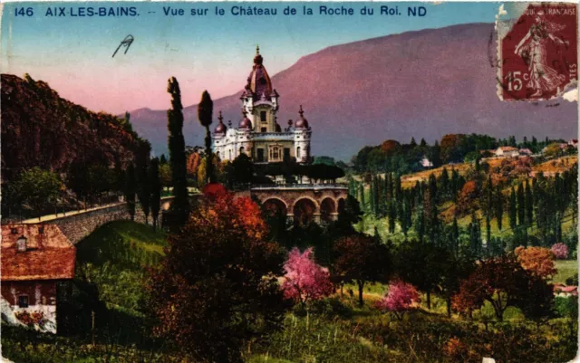 CPA AIX-les-BAINS - View of the Chateau de la Roche du Roi (653392)