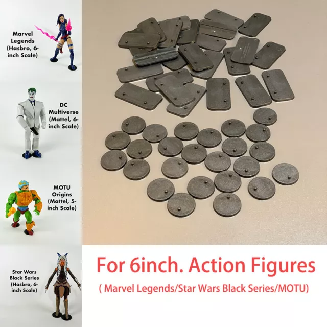 Base supporto per 6"" Star Wars Black Series/MOTU/Marvel Legends/DC Figure Display