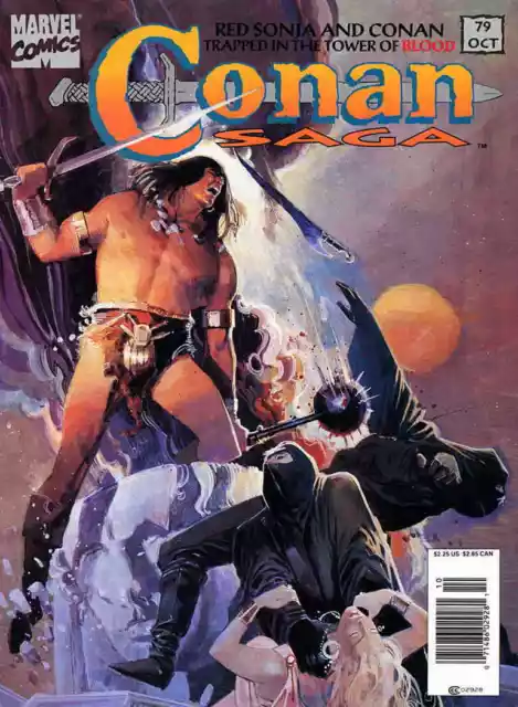 Conan Saga #79 (Newsstand) FN; Marvel | Sienkiewicz - we combine shipping