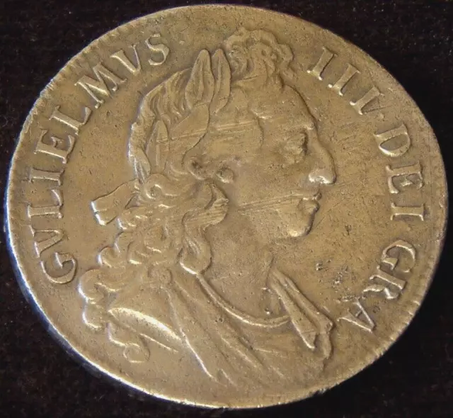 Rare Condition WILLIAM III CROWN 1696- ASSOCIATION Shipwreck 1707 Isles Scilly Rare Condition WILLIAM III CROWN 1696- ASSOCIATION Shipwreck 1707 Isles Scilly