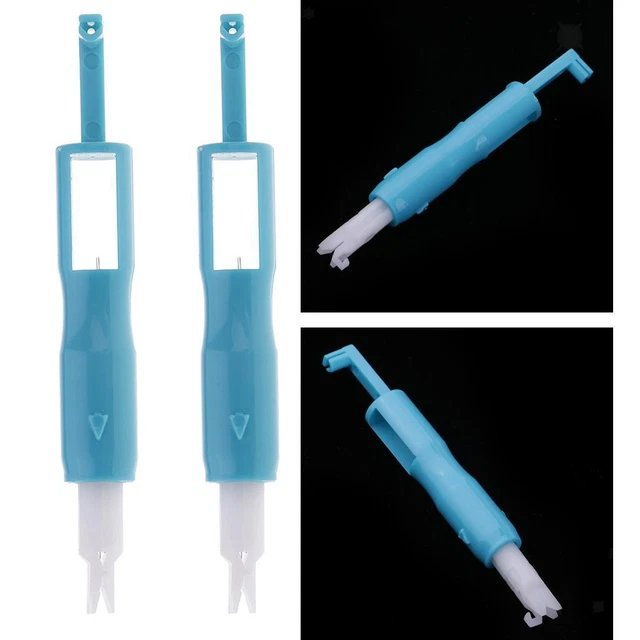 2 piezas roscador e insertor cambiador doméstico universal para máquina de coser