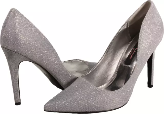 Nina Brit - YF Womens Stiletto Pump Silver US Size 8.5 M