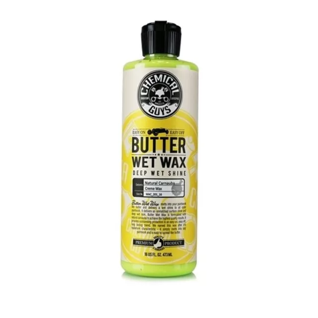 Chemical Guys Butter Wet Wax Carnauba Wachs Versiegelung 473ml