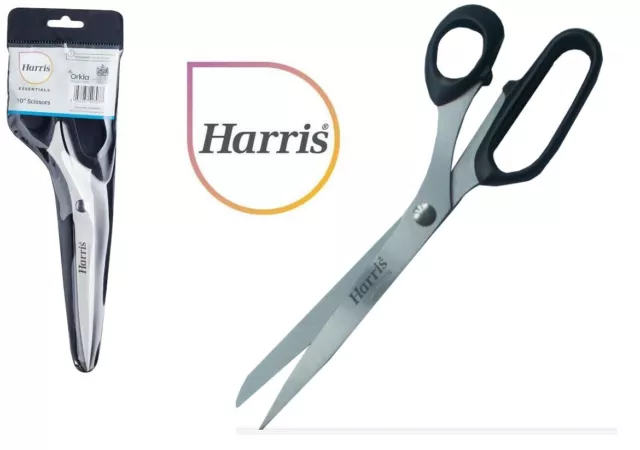 10"  Harris Essentials Paper Hanging Scissors Decorating Wallpaper Shears 4003