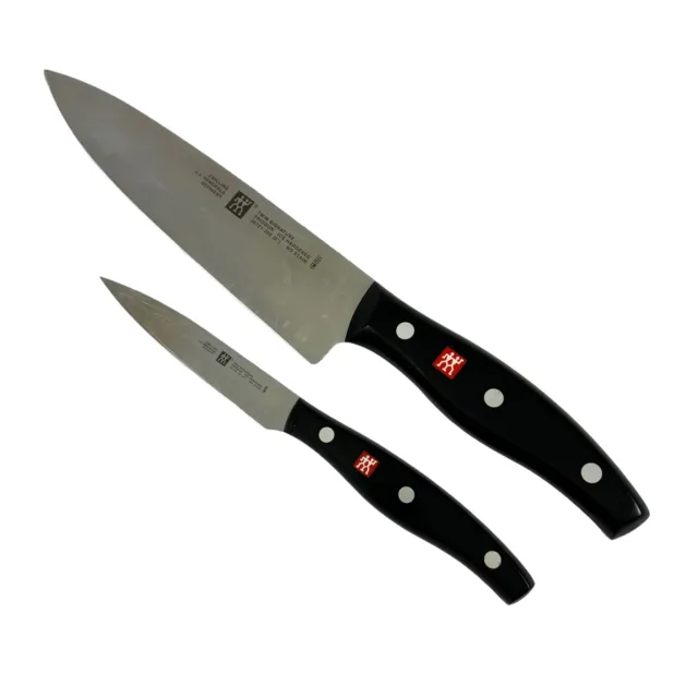 Zwilling JA Henckels Paring 8 In. Chefs Knife & Stainless Steel Solingen Germany