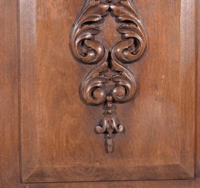 *Pair of Vintage French Carved Architectural Panels/Trim in Solid Wood 6