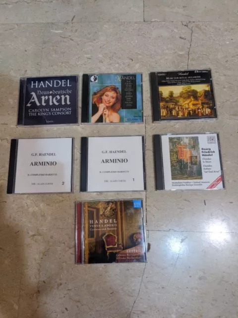 LOTTO 7 cd di musica classica - HANDEL