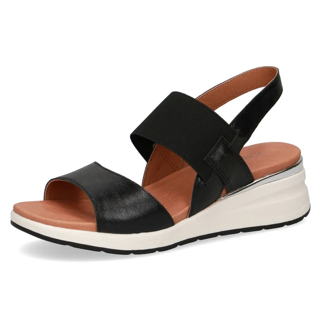 Caprice Femmes Sandales Cuir Semelle Compensée 9-28306-26