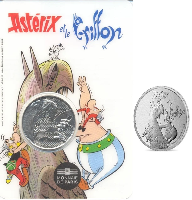 ASTÉRIX ET LE Griffon Monnaie de Paris 2 médailles neuves Uderzo EUR 18 ...