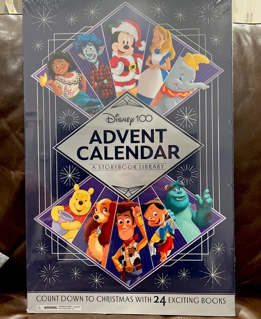 DISNEY 100 ADVENT Calendar a Storybook Library Countdown to Christmas