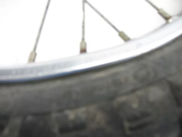 82 Honda Xl100 S Front Wheel 1.40X19 3