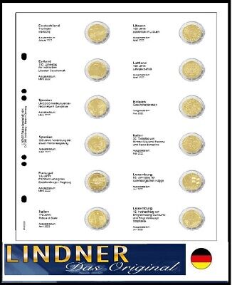Lindner MU2E29 Multi Collect feuilles pièces Feuille pré-imprimée All - Lux 2022