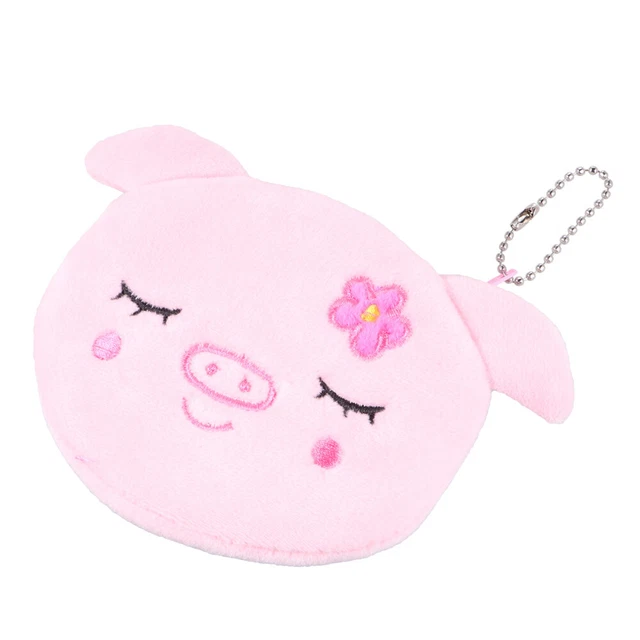 3 pz cambia borsa peluche portafoglio donna carino