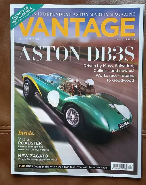 Aston Martin Vantage Magazine #8 DB4 Zagato V12 DB3S V8 Feeley DB2/4