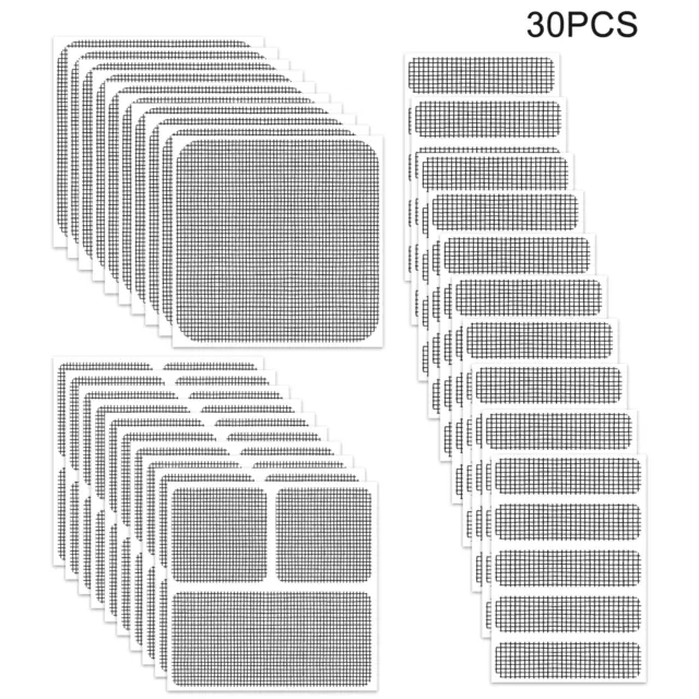 30sheets Window Screen Repair Kit Lightweight Prevention SelfDoor Hole