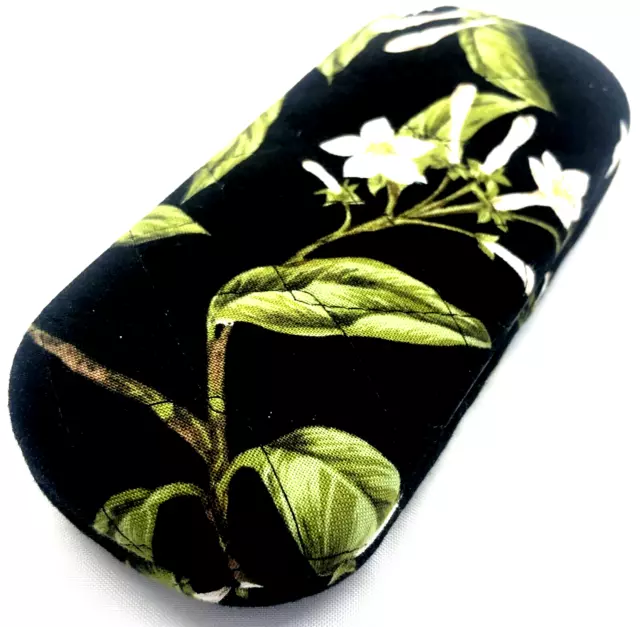 RETIRED VERA BRADLEY JASMINE CASE Black w/ Flowers Eyeglasses Sunglasses Vintage