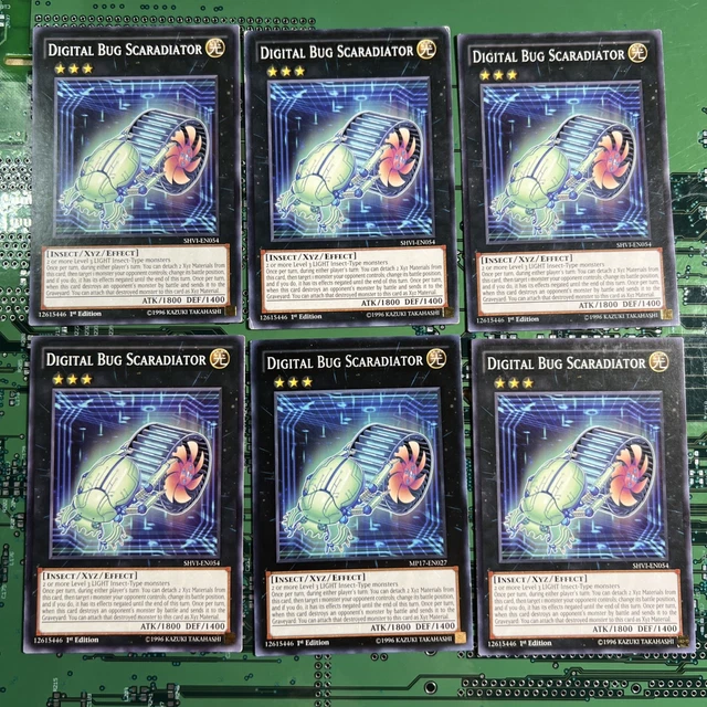 YUGIOH MAZZO INSETTO Digitale 57 Carte Insetto Cicada Re Oleoso Budget Torneo Pronto EUR 42,00 - IT - Foto 5