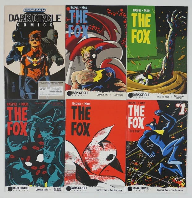 the Fox #1-5 VF/NM complete series + FCBD - archie dark circle mark waid/haspiel