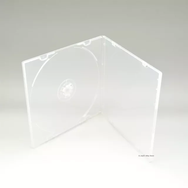 200 Clear 5.2mm Single CD DVD R CDR DVDR Disc PP Poly Plastic Case Outer Sleeve